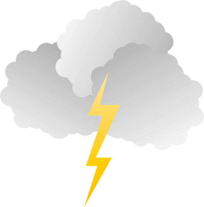 Gewitter, Wolken, Blitz, Regen, Sturm, Wetter - Gewitterwolken, Transparent background PNG HD thumbnail