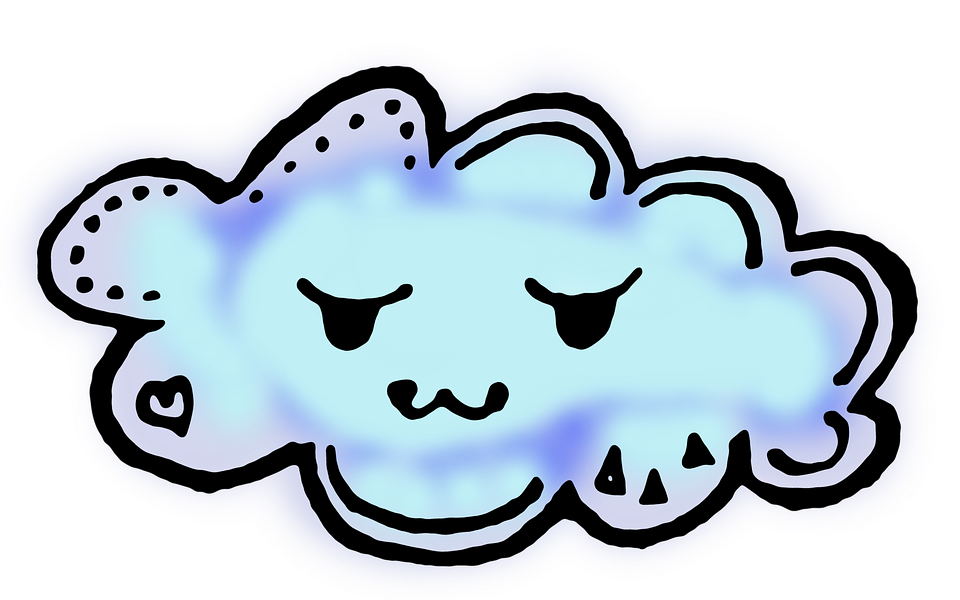 Gewitterwolken Vektor Clipart