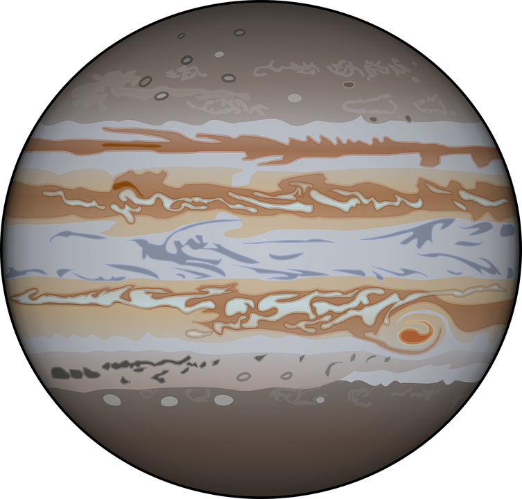 Jupiter, Gezegen, Boşluk, Gezegenler, Evren, Güneş - Gezegenler, Transparent background PNG HD thumbnail