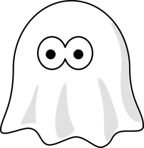 Ghost Clip Art - Ghost Black And White, Transparent background PNG HD thumbnail