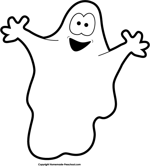 Halloween Black And White Halloween Clip Art Black And White Ghost Free - Ghost Black And White, Transparent background PNG HD thumbnail