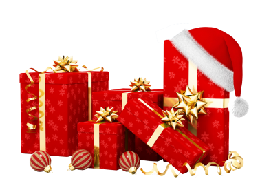 Christmas Transparent Png - Gift, Transparent background PNG HD thumbnail
