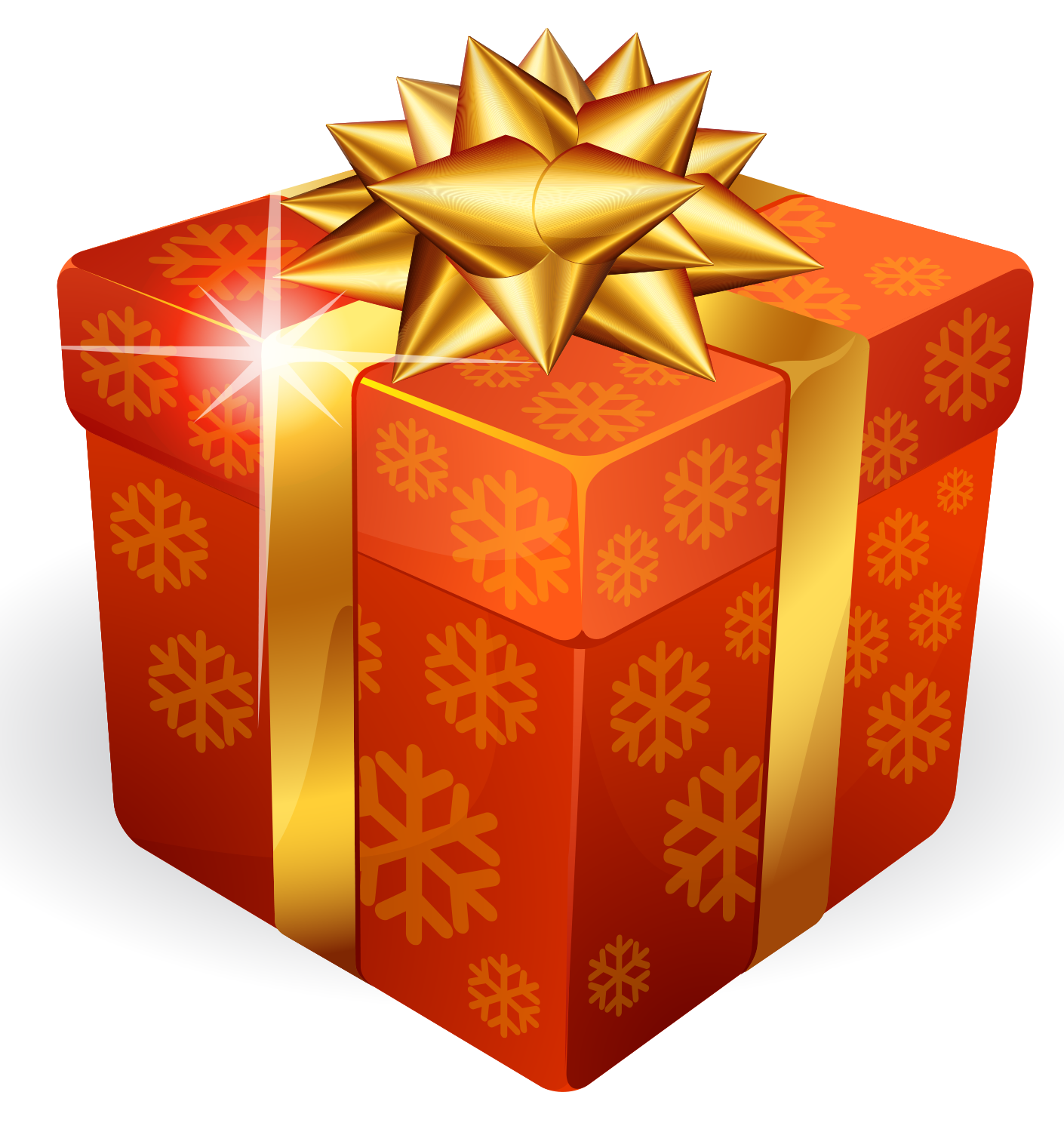 Gold Gift Box Png - Gift, Transparent background PNG HD thumbnail