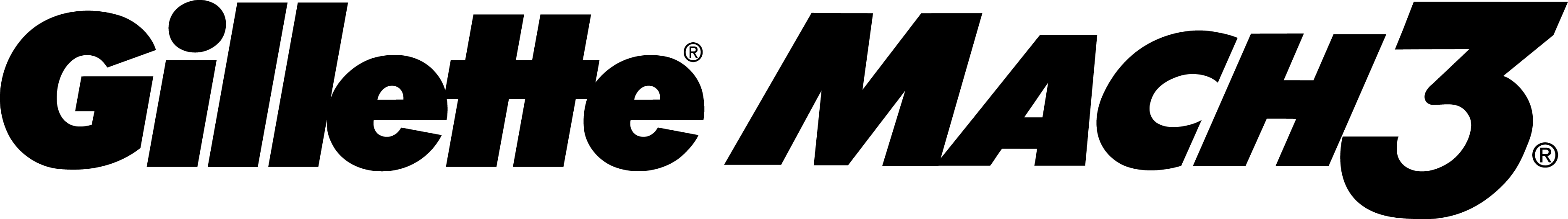 Gillette Mach 3 Logo - Gillette, Transparent background PNG HD thumbnail