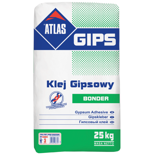 Atlas Gips Bonder   25Kg - Gipsarm, Transparent background PNG HD thumbnail