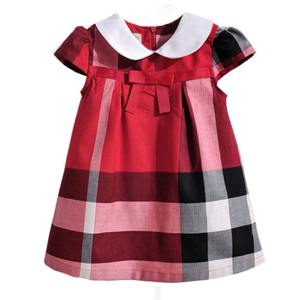 Girl In Summer Clothes Png - Bilibaya Baby Girl Dresses Plaid Skirt Wear 1 5T Short Sleeves Summer Girls Clothes, Transparent background PNG HD thumbnail
