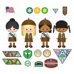 Girl Scouts I Pdf Png Clip Art Digital File. Elf Clipartgirl Clipartbrownie Hdpng.com  - Girl Scout Brownie Elf, Transparent background PNG HD thumbnail
