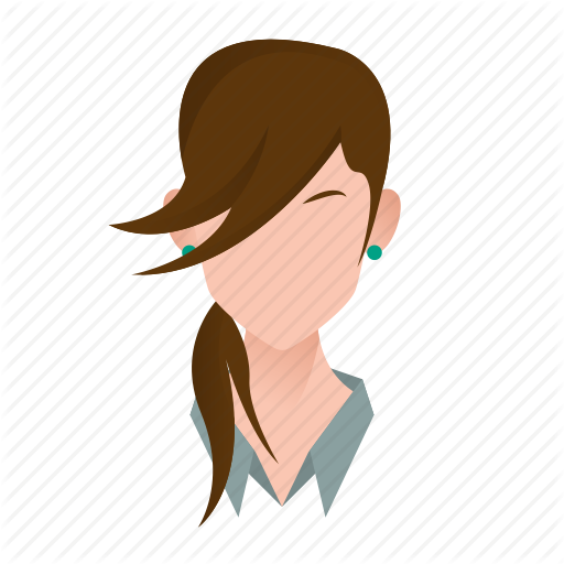 Avatar, Beautiful, Character, Female, Girl, Mascot, People, Person, - Girl Serious, Transparent background PNG HD thumbnail