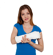 Girl With Broken Arm Png - Woman With Broken Arm, Transparent background PNG HD thumbnail