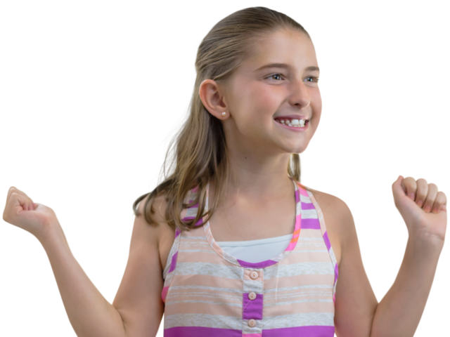 Similar Happy Girl Png Image - Girl With Ten Plates, Transparent background PNG HD thumbnail