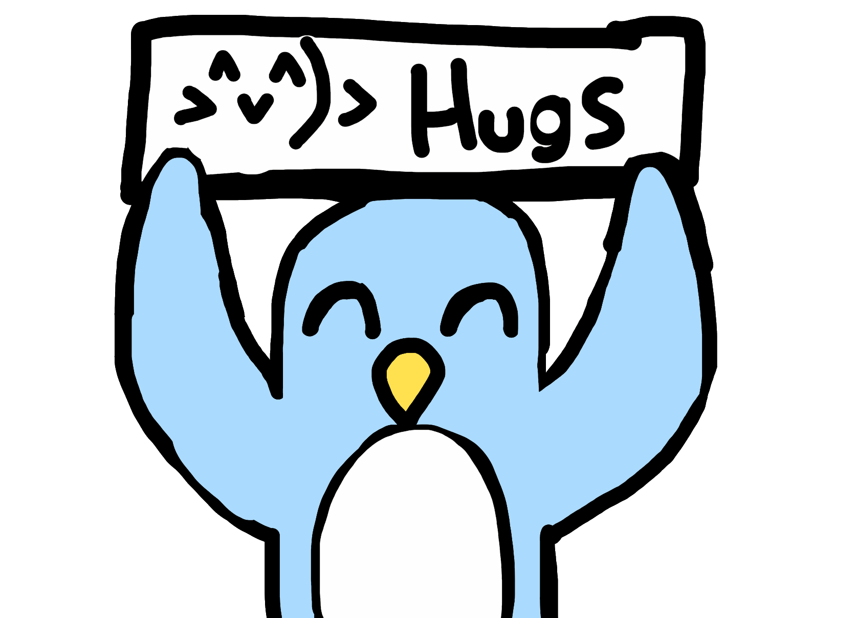 This Penguin Wants To Give You A Hug.png - Give A Hug, Transparent background PNG HD thumbnail