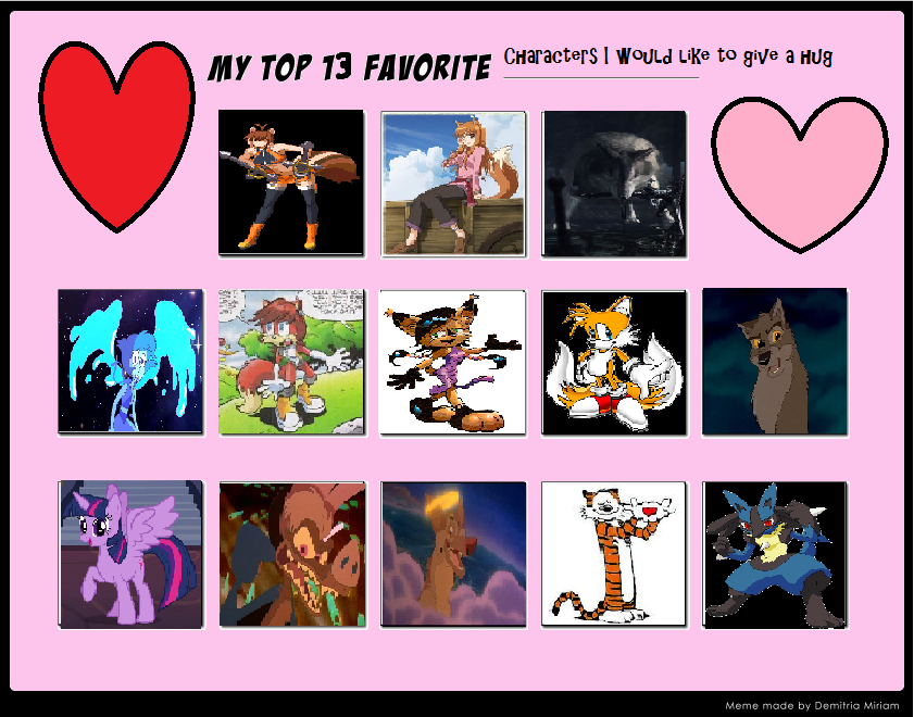 Top 13 Favorite Characters I Would Give A Hug By Bluesplendont Hdpng.com  - Give A Hug, Transparent background PNG HD thumbnail
