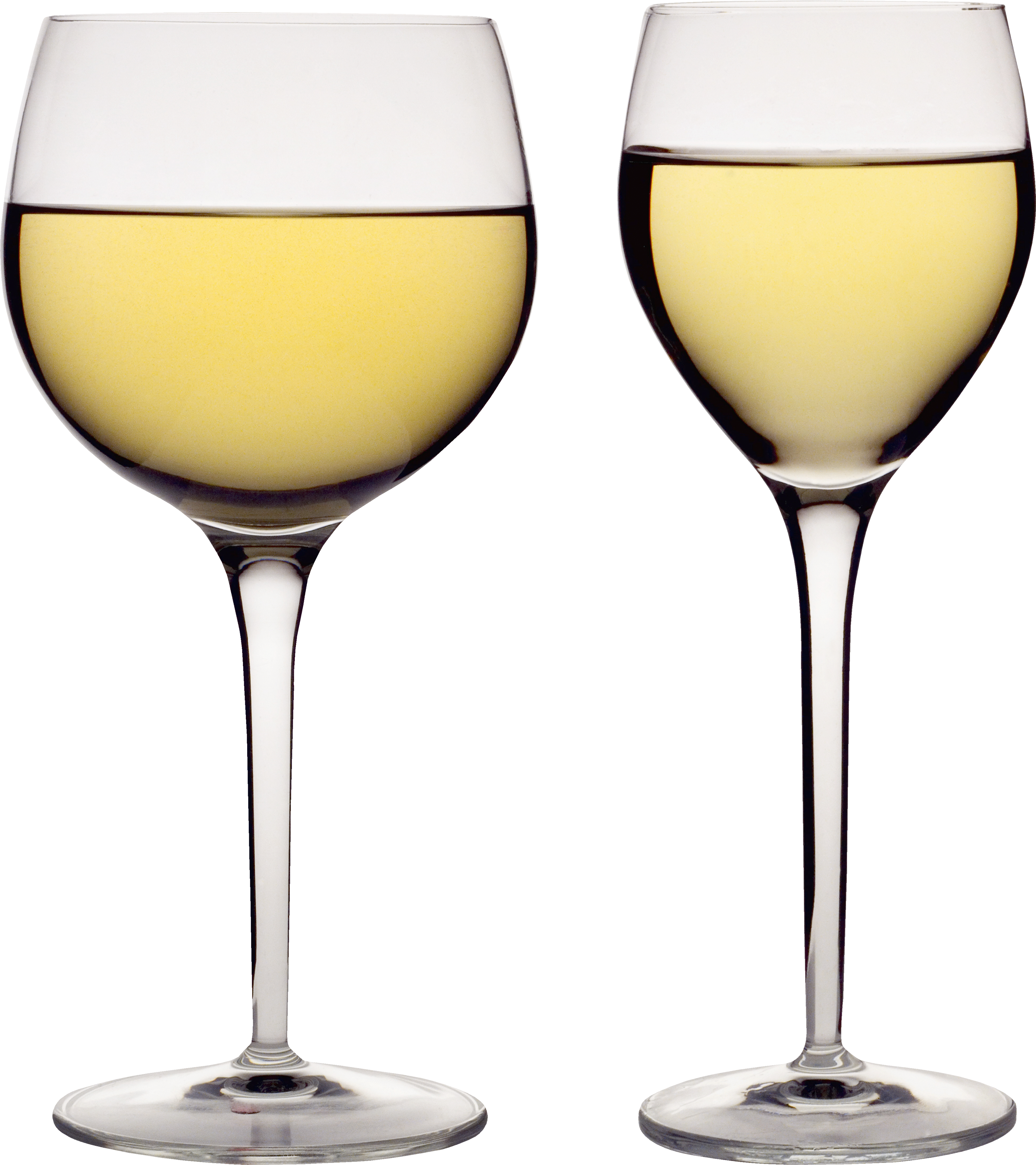 Empty wine glass PNG image