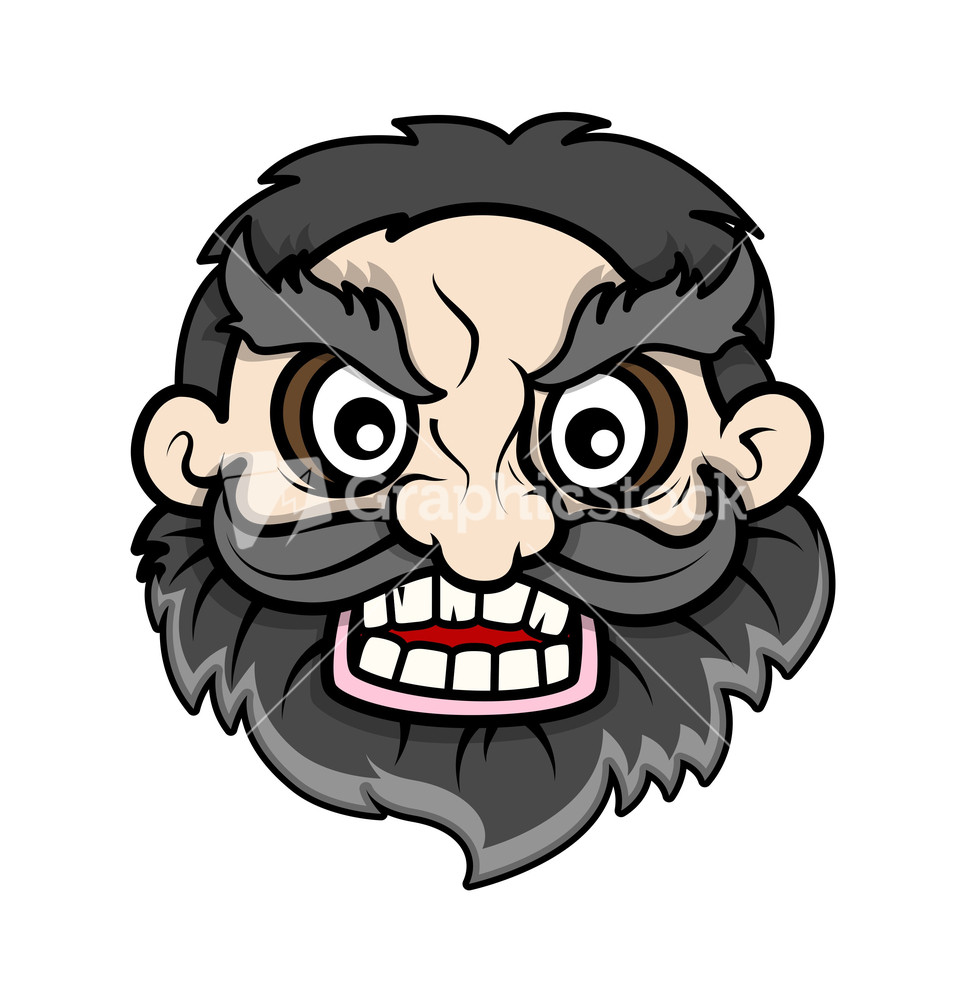 Evil Beard Face - Goatee Evil, Transparent background PNG HD thumbnail