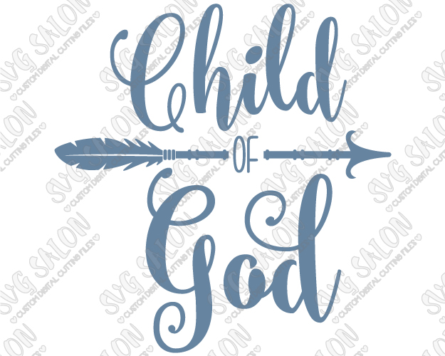 Child Of God Southern Christian Arrow Custom Diy Iron On Vinyl Shirt Decal Cutting File In Svg, Hdpng.com  - God And Children, Transparent background PNG HD thumbnail
