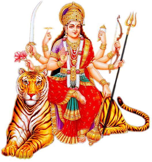 Goddess Durga Maa Png Transparent Image - Goddess Durga Maa, Transparent background PNG HD thumbnail