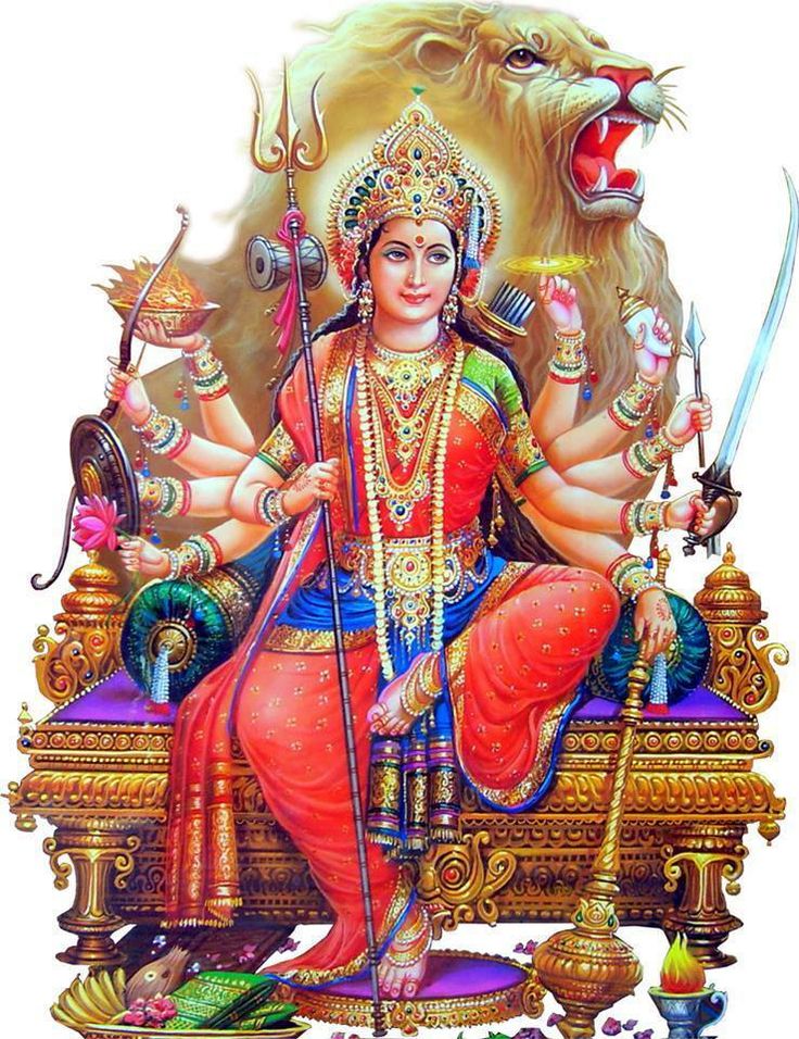 Durga ~ Reawaken The Remembrance - Goddess, Transparent background PNG HD thumbnail