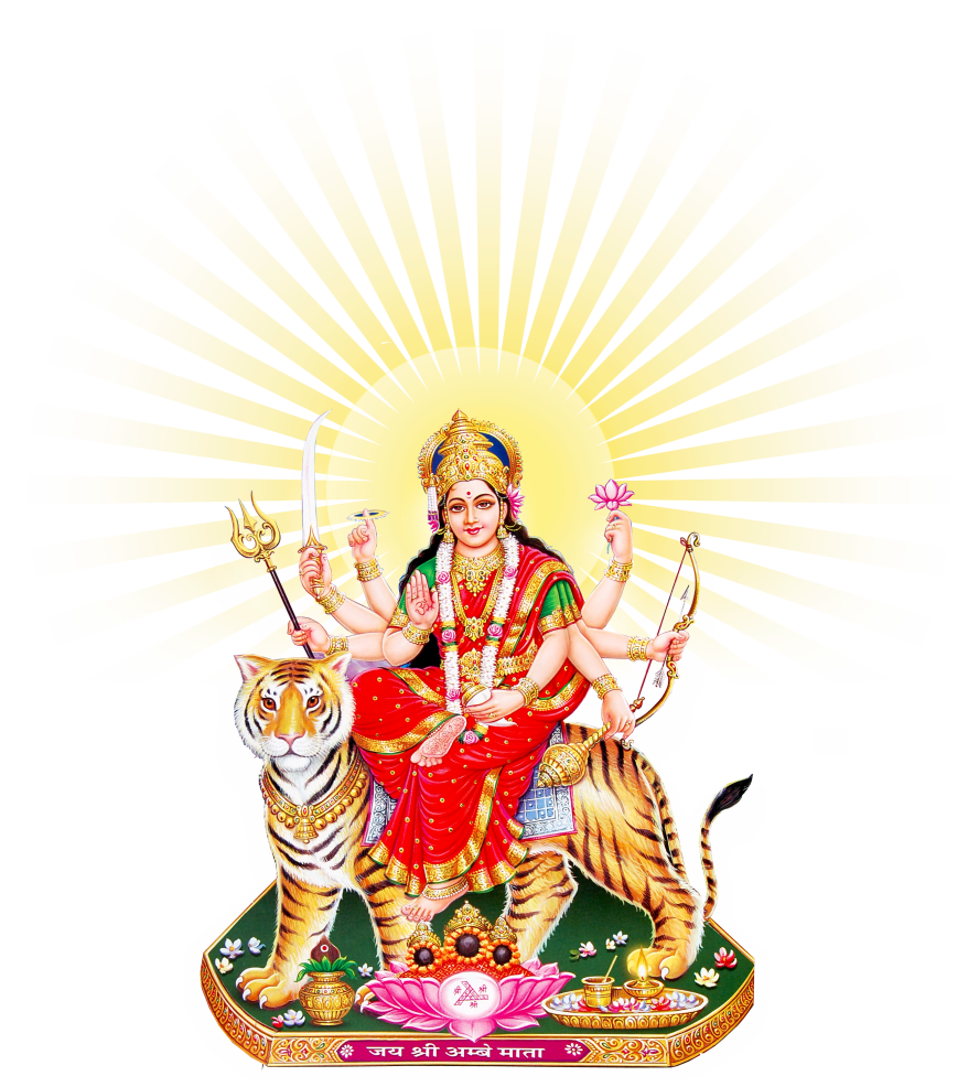 Goddess Durga Maa Png Png Image - Goddess, Transparent background PNG HD thumbnail