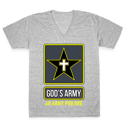 Godu0027S Army Vneck - Gods Army, Transparent background PNG HD thumbnail