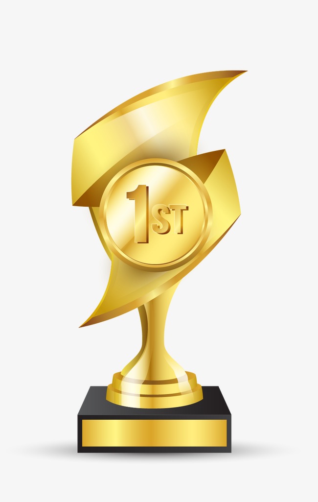 Gold Trophy, Trophies, Gold, Award Png And Vector - Gold Award, Transparent background PNG HD thumbnail