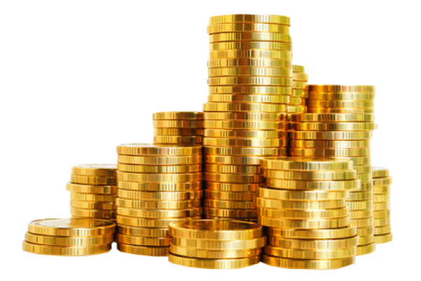Gold Coins Png Transparent Image - Gold, Transparent background PNG HD thumbnail