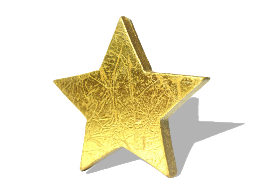 3D Gold Star Png Hd - Gold, Transparent background PNG HD thumbnail