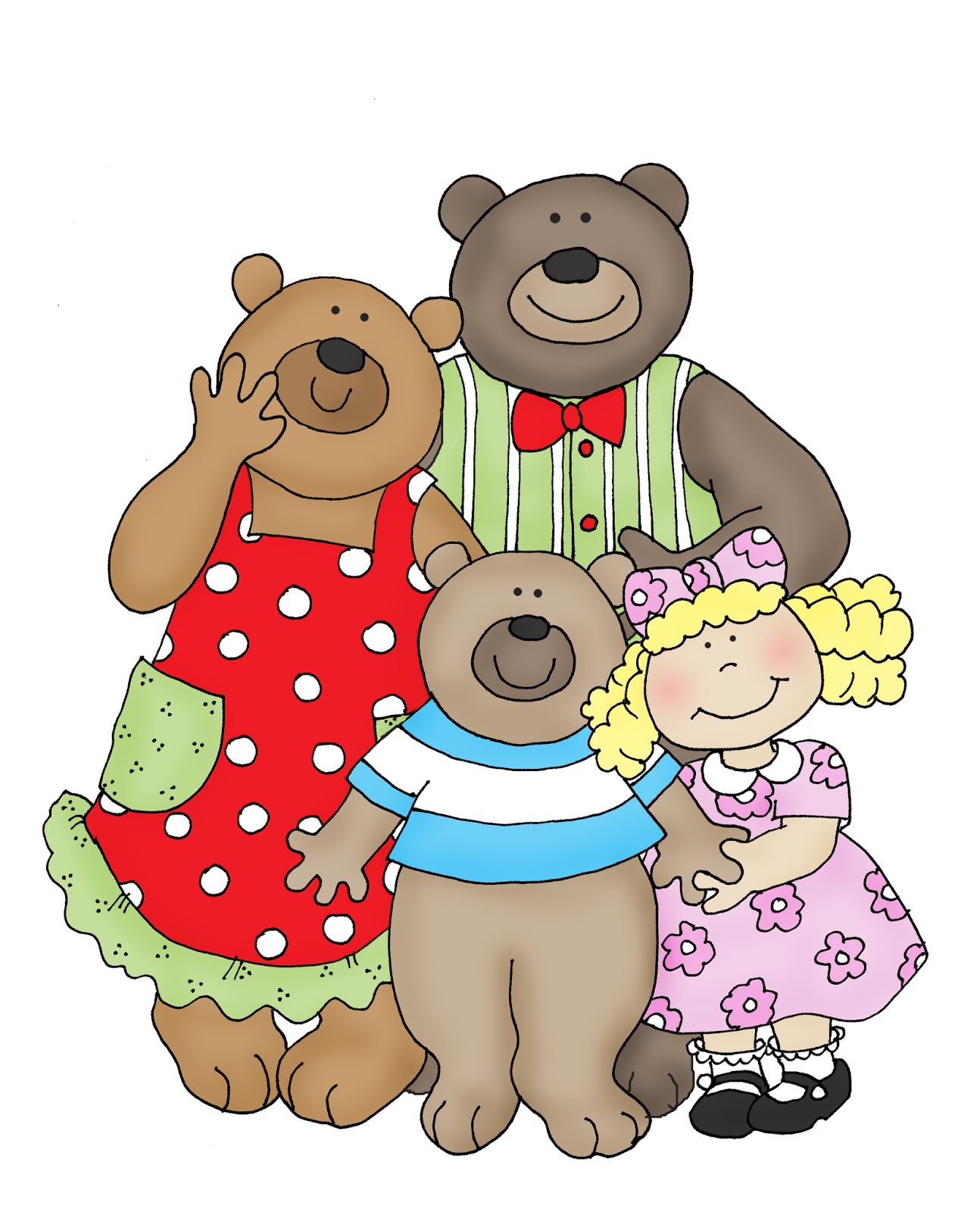Goldilocks And The Three Bears PNG - Goldilocks And The Thr