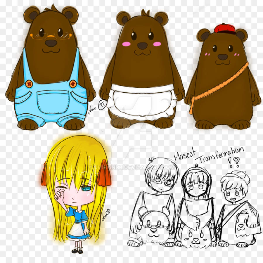Goldilocks And The Three Bears Clip Art   Bear - Goldilocks And The Three Bears, Transparent background PNG HD thumbnail