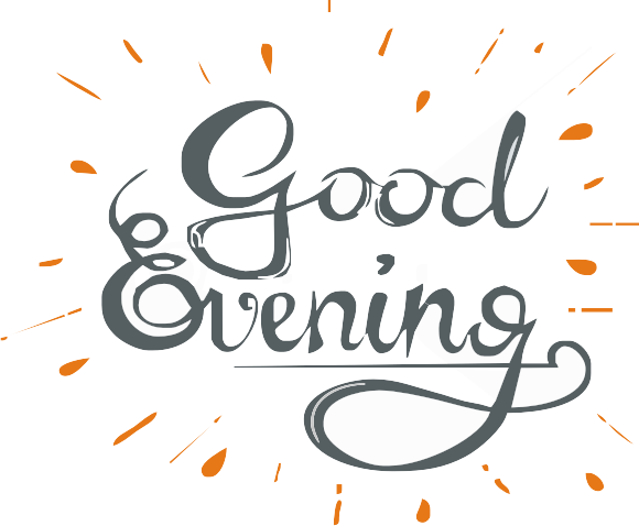 Good Evening Logo - Good Evening, Transparent background PNG HD thumbnail