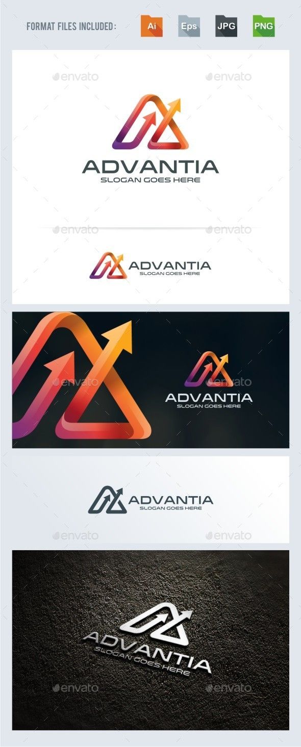 Advance   A Letter   Arrow Logo Template - Good Technology Vector, Transparent background PNG HD thumbnail