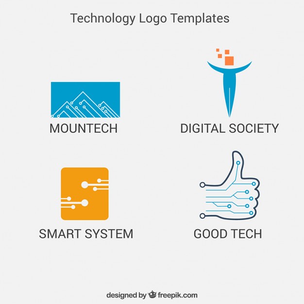 Good Technology Logo Vector Png - Technology Logo Templates Pack, Transparent background PNG HD thumbnail
