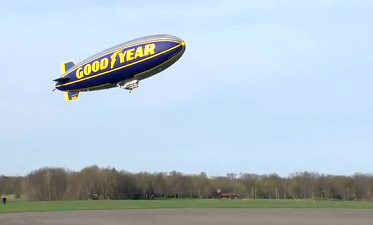 Basketball Shot From The Goodyear Blimp - Goodyear Blimp, Transparent background PNG HD thumbnail