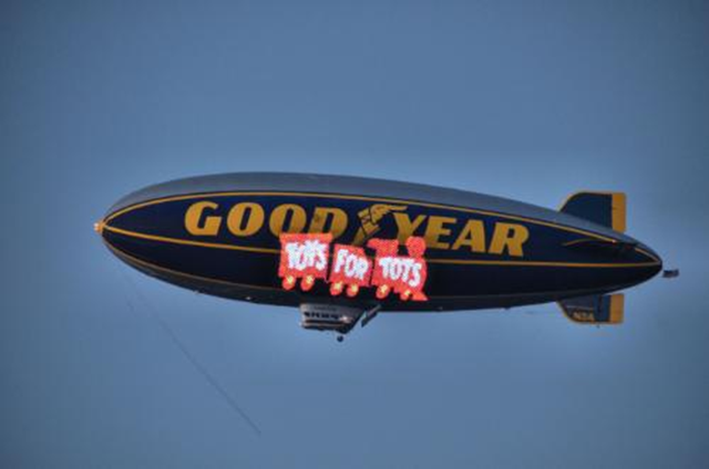 Goodyear Blimp Toys For Tots - Goodyear Blimp, Transparent background PNG HD thumbnail