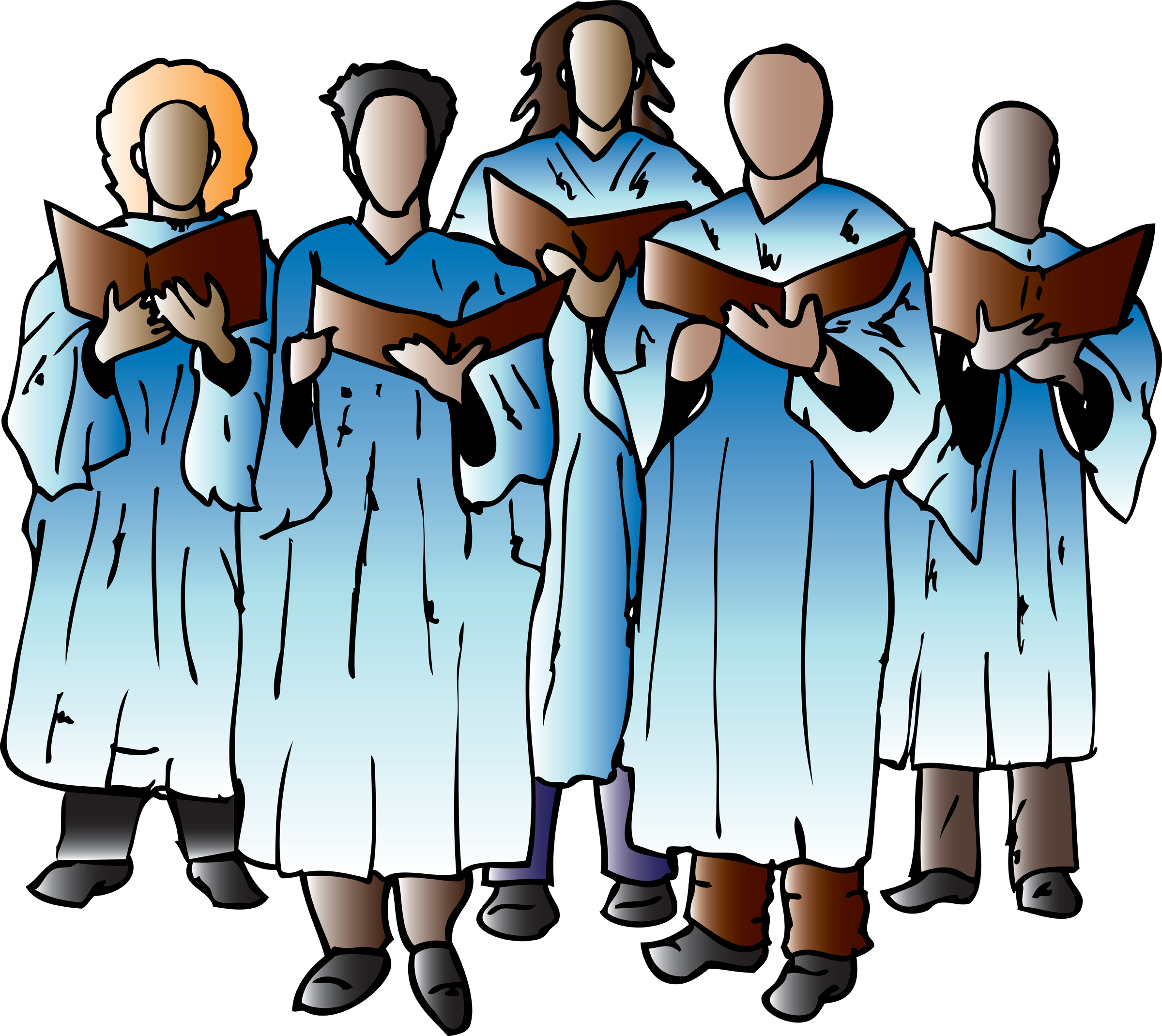 Gospel Choir Clip Art - Gospel Choir, Transparent background PNG HD thumbnail