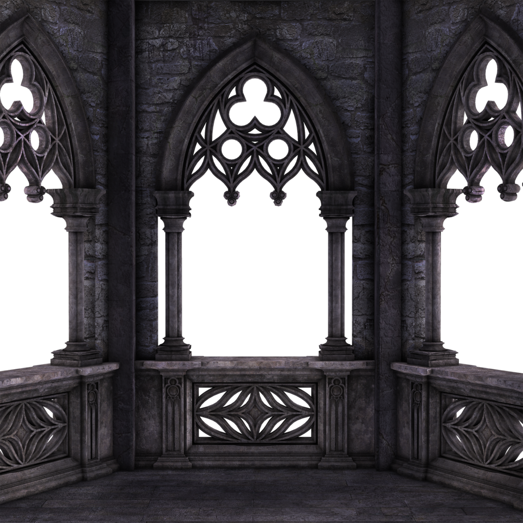 . Hdpng.com Restricted   Dark Gothic Balcony 01 By Frozenstocks - Gothic, Transparent background PNG HD thumbnail