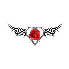 Gothic Tattoo Heart - Gothic Tattoos, Transparent background PNG HD thumbnail