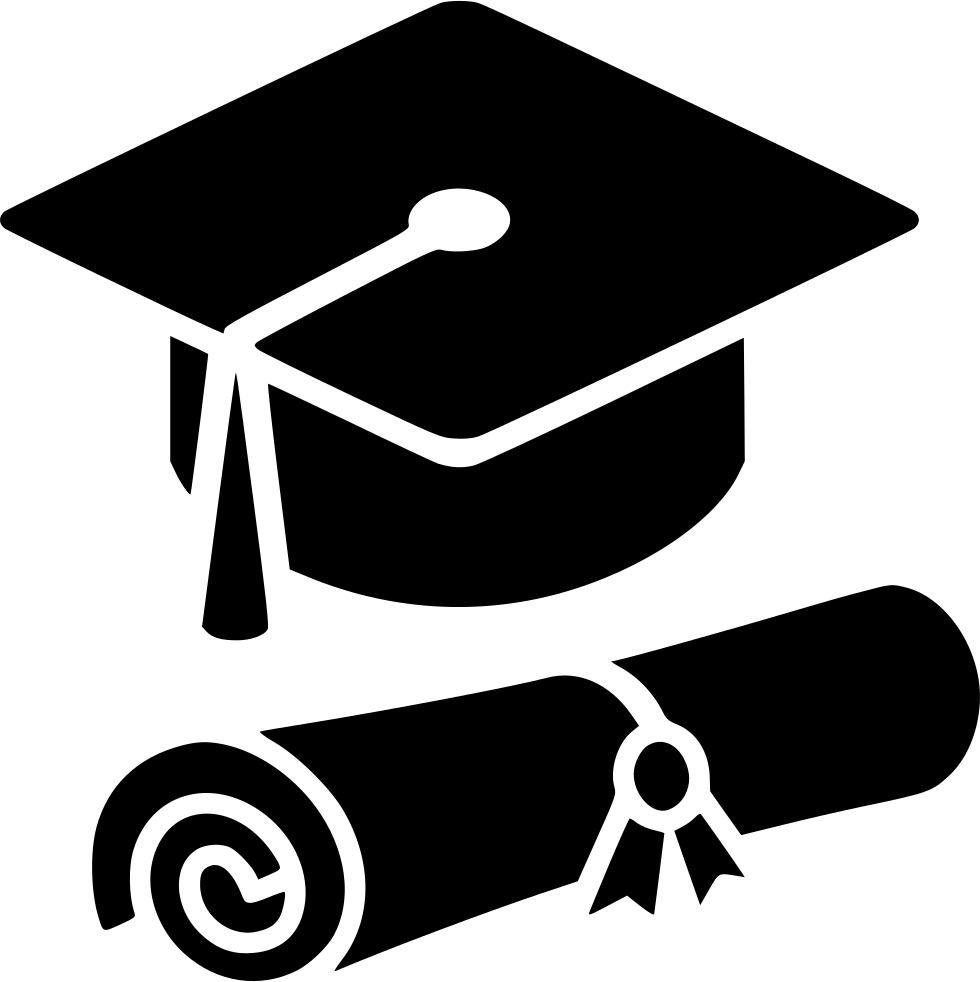 Graduation Cap Diploma Comments - Graduation Cap Black And White, Transparent background PNG HD thumbnail