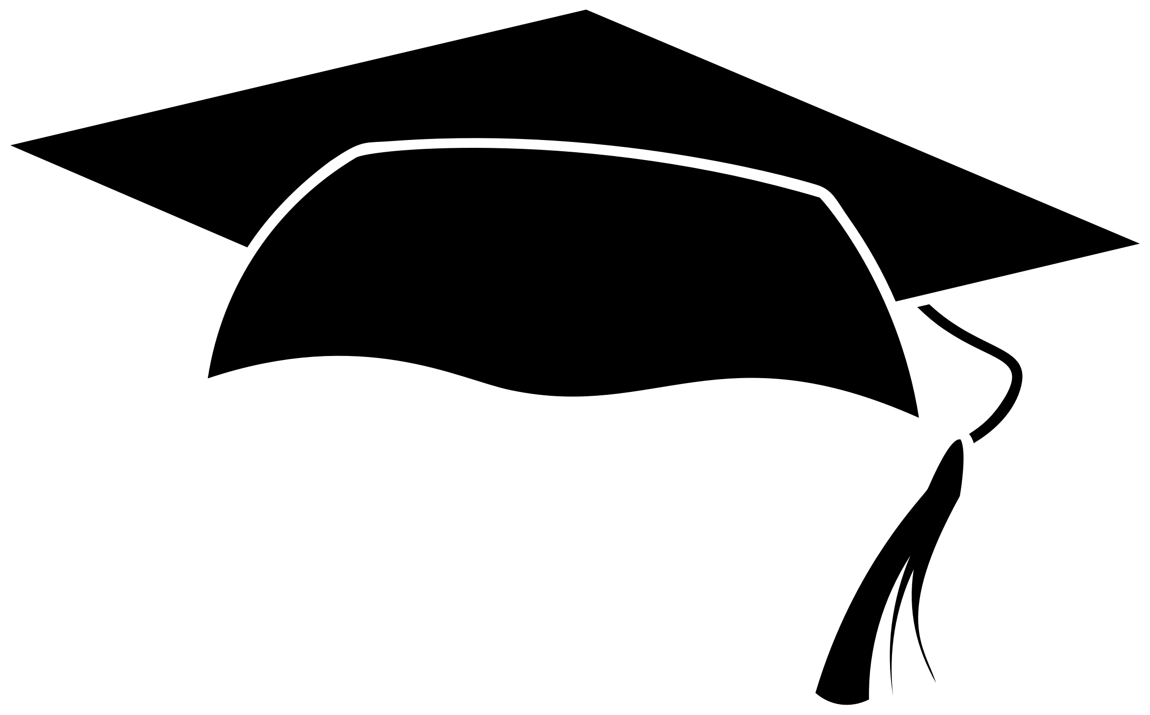 This Free Icons Png Design Of Graduation Cap Icon Hdpng.com  - Graduation Cap Black And White, Transparent background PNG HD thumbnail