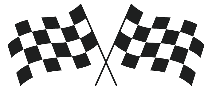 Transparent checkered flag clipart, Grand Prix PNG - Free PNG