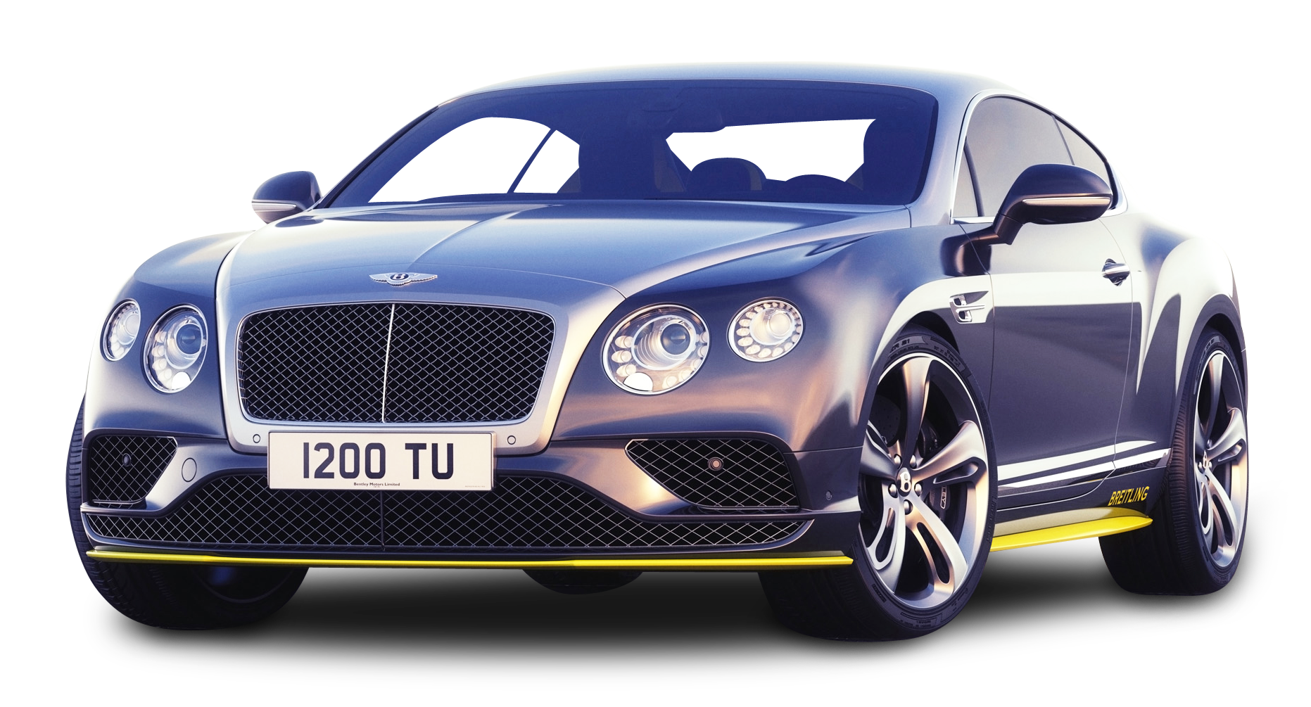 Gray Bentley Continental Gt Speed Car Png Image - Bentley, Transparent background PNG HD thumbnail