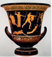 Alexander The Great, Niobid Painter Vase.png - Greek Urn, Transparent background PNG HD thumbnail