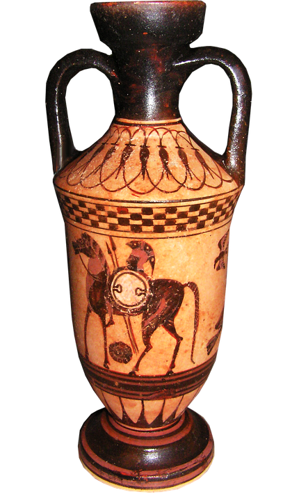 Ornament, Greek, Urn, Decorative - Greek Urn, Transparent background PNG HD thumbnail