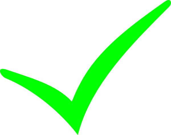 Green Tick PNG Pic