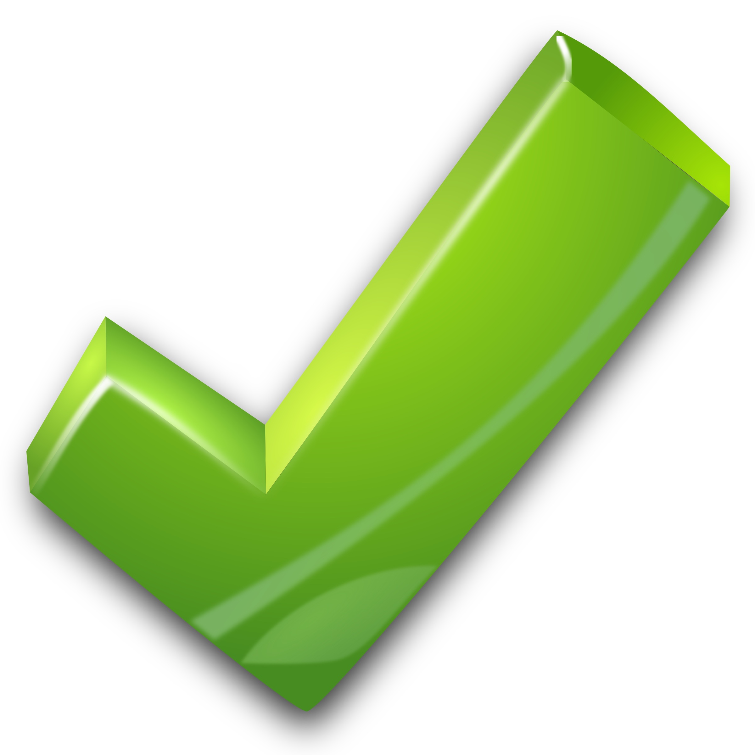 Green Tick Png Photo - Green Tick, Transparent background PNG HD thumbnail