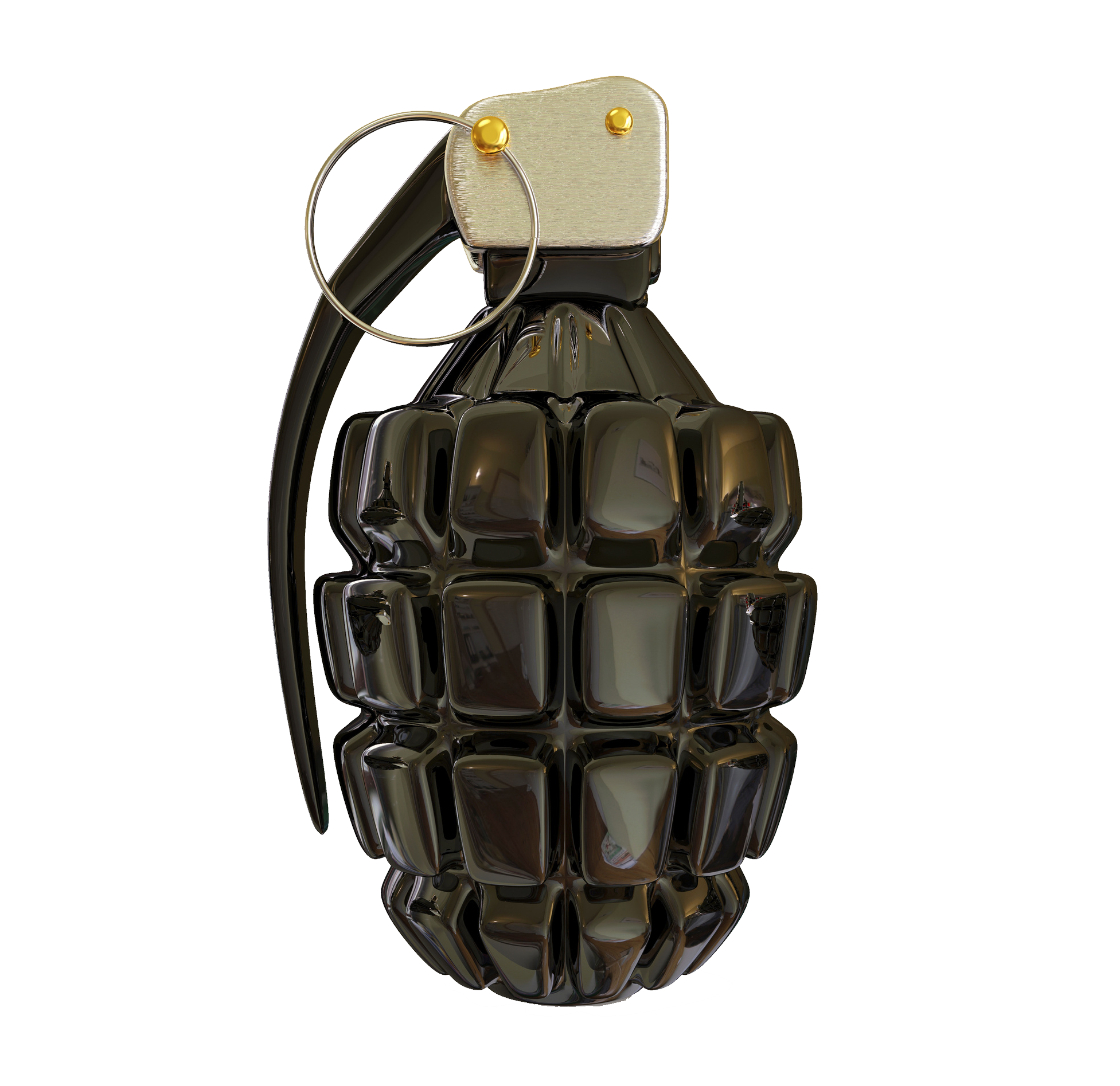 Hand Grenade Attack Leaves Three Injured - Grenade, Transparent background PNG HD thumbnail