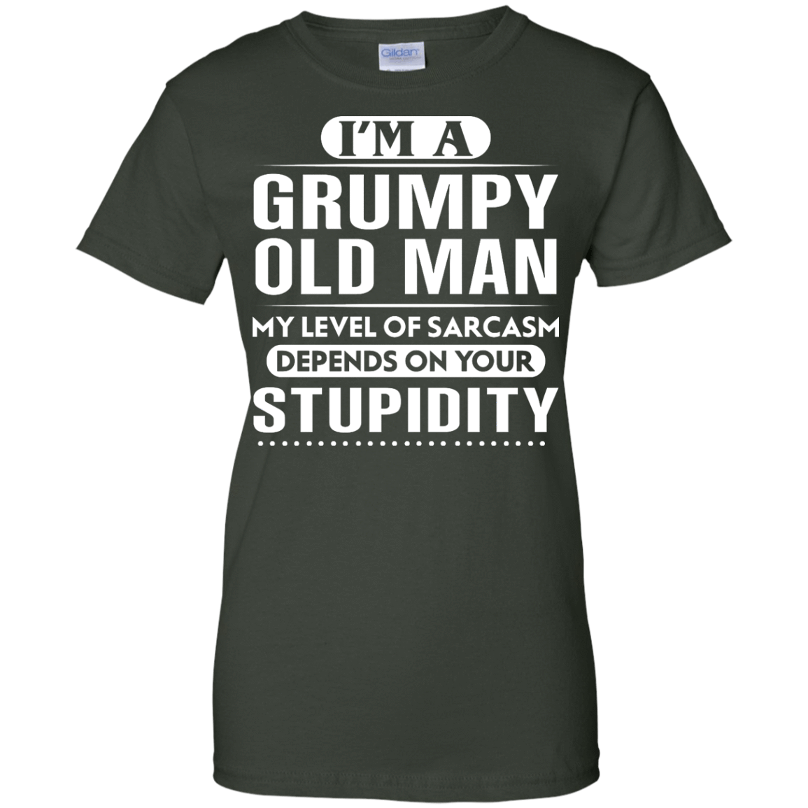 Iu0027M A Grumpy Old Man My Level Of Sarcasm Depends On Your Stupidity Shirt, Hoodie, Tank - Grumpy Old Man, Transparent background PNG HD thumbnail