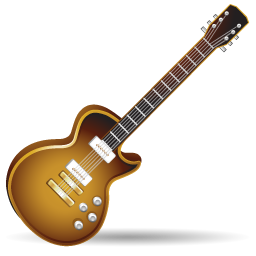 Chocomilk Guitar · Png · Ico. Finance 13 - Guitare Noir Et Blanc, Transparent background PNG HD thumbnail