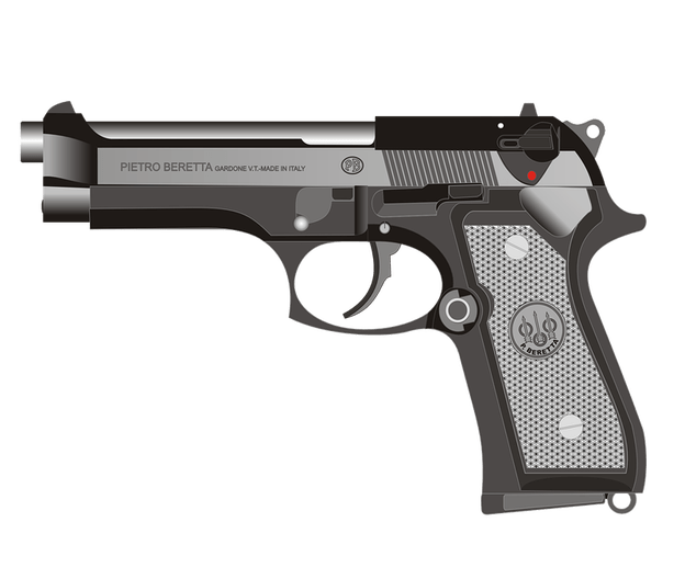 Beretta Pistol Transparent Background - Gun Transparent Background, Transparent background PNG HD thumbnail