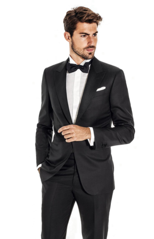 Black Tux.jpg - Guy In A Suit, Transparent background PNG HD thumbnail
