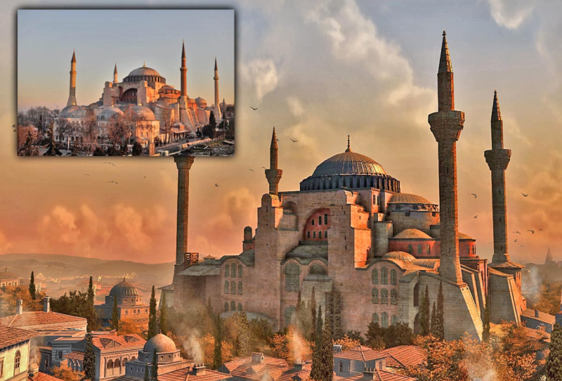 800Px Hagia Sophia.png - Hagia Sophia, Transparent background PNG HD thumbnail
